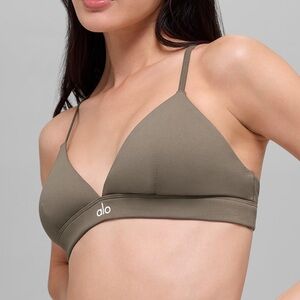 ALO Yoga Splendor Bra • Light Cocoa • Sz L